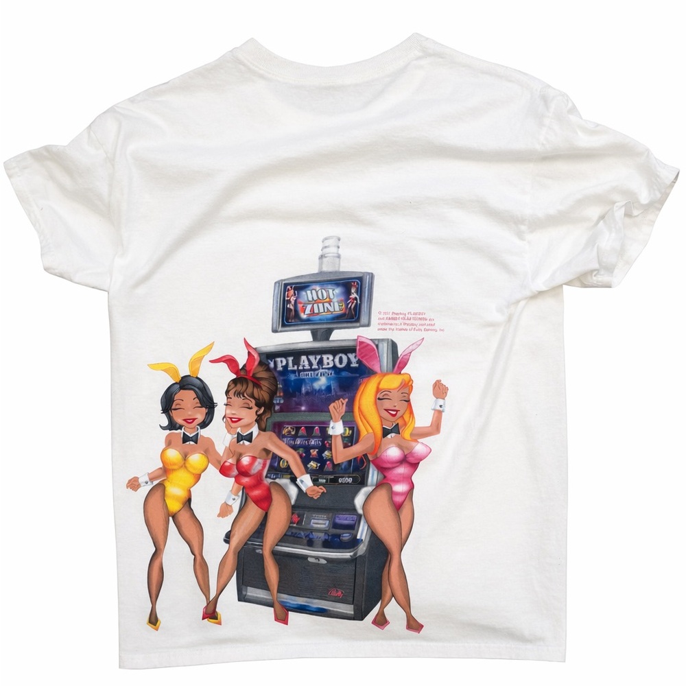 Vintage Playboy Hot Zone Tee – Size Large - Picture 2 of 2